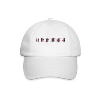 30 - Baseball Cap - white/white - Front