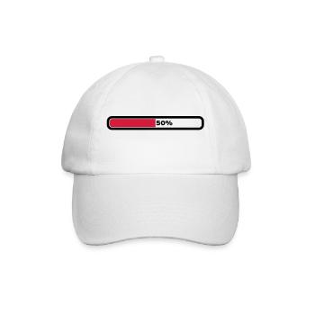 50 percent - Casquette classique - blanc/blanc - Devant