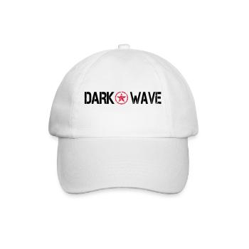 dark wave - Baseballkappe - Weiß/Weiß - Vorne