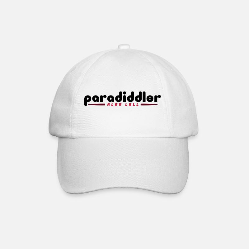 Paradiddler - Baseballkappe - Weiß/Weiß