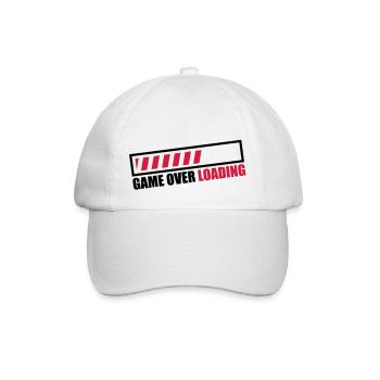game_over_loading_c2 - Casquette classique - blanc/blanc - Devant