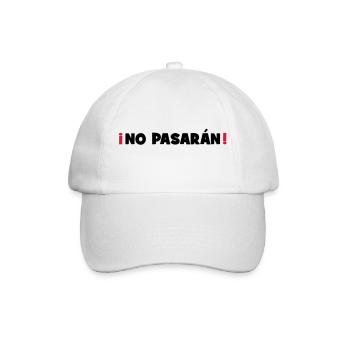 No Pasaran - Ils ne passeront pas ! - Casquette classique - blanc/blanc - Devant