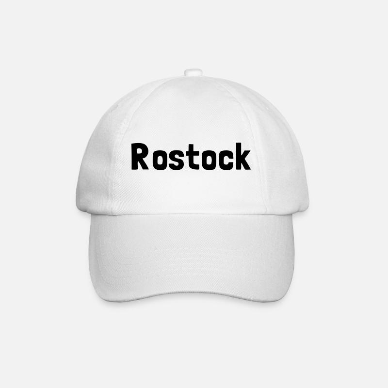 Rostock - Baseballkappe - Weiß/Weiß