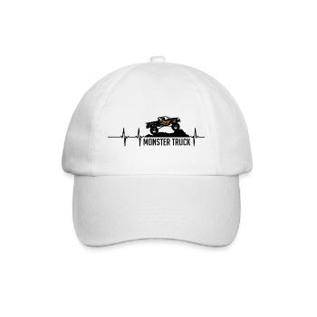 camion monstre - Casquette classique - blanc/blanc - Devant
