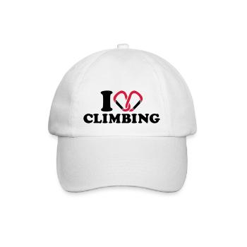 I love Climbing - Casquette classique - blanc/blanc - Devant