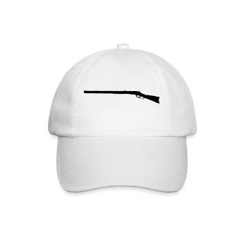 winchester73_vec_1 fr - Casquette classique - blanc/blanc - Devant