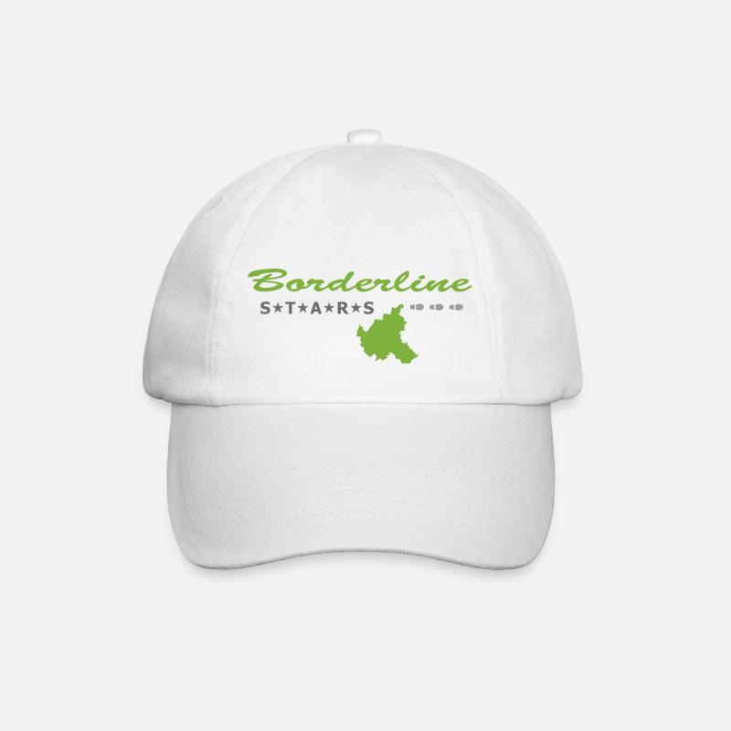 Borderline - Baseballkappe - Weiß/Weiß