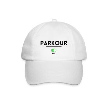 Parkour. t-shirt parkour - Casquette classique - blanc/blanc - Devant