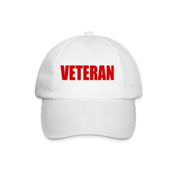 VETERAN - Baseball Cap - white/white - Front