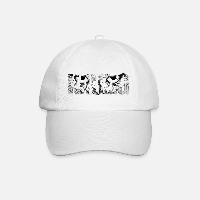 Heute bin ich Kauzig. - Baseballkappe - Weiß/Weiß
