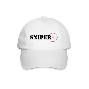 Sniper - Baseball Cap - white/white - Front