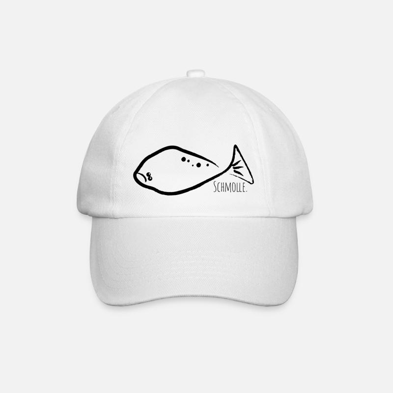Schmolle schwarz - Baseballkappe - Weiß/Weiß