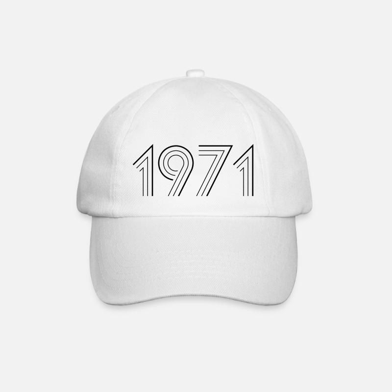 1971 - Casquette classique - blanc/blanc