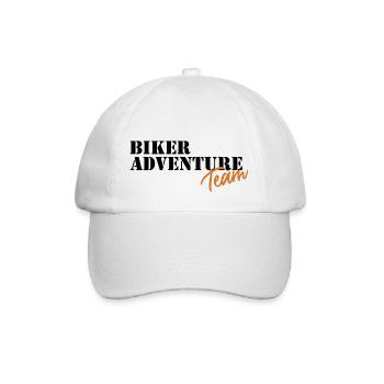 Biker Adventure Team - MarokkoTour2024.de - Baseball Cap - white/white - Front