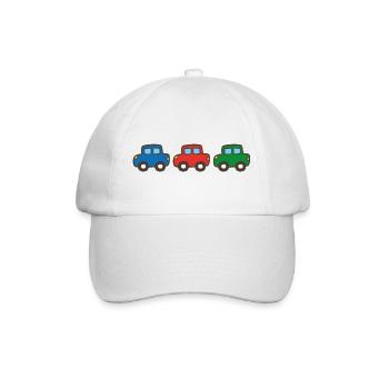 Trois voitures - Casquette classique - blanc/blanc - Devant