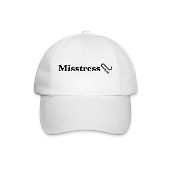Misstress - Baseballkappe - Weiß/Weiß - Vorne