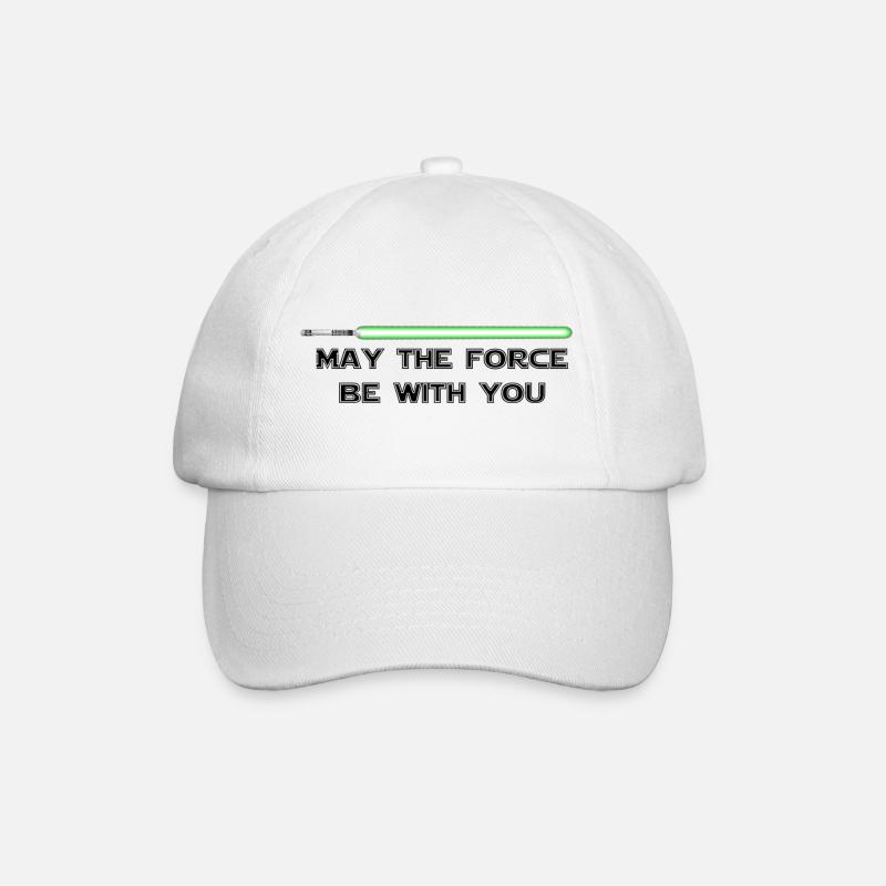 May the force be with you - Baseballkappe - Weiß/Weiß