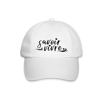 Savoir vivre - Casquette classique - blanc/blanc - Devant