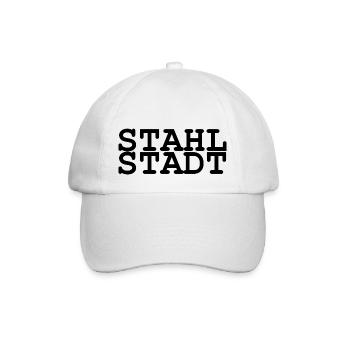 Stahlstadt - Linz - Baseballkappe - Weiß/Weiß - Vorne