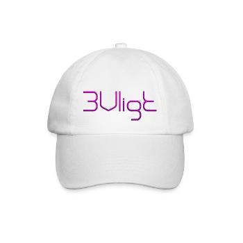 sms chat language fortifications english three 3 three - Baseball Cap - white/white - Front