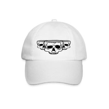Crâne de la Coupe des Amis de l’Équipe - Casquette classique - blanc/blanc - Devant