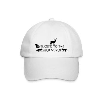 Wild World - Baseballkappe - Weiß/Weiß - Vorne