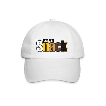 Bear Snack - Baseballkappe - Weiß/Weiß - Vorne