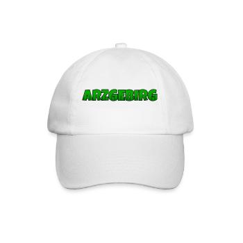 Arzgebirg Heimat Sachsen - Baseballkappe - Weiß/Weiß - Vorne