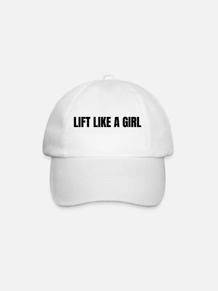 Lift Gym - Baseballkappe - Weiß/Weiß
