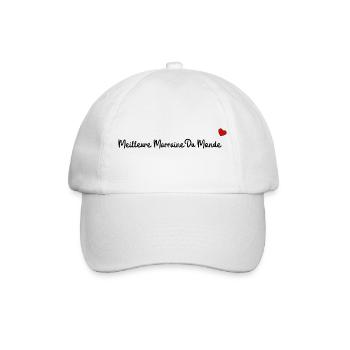 Meilleure marraine du monde - Casquette classique - blanc/blanc - Devant