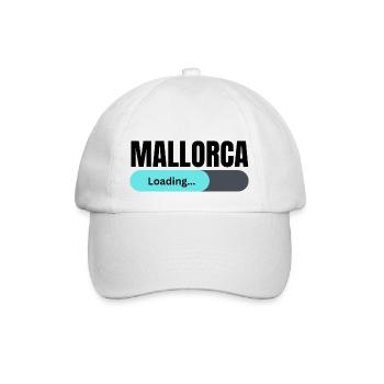 MALLORCA is loading - Baseballkappe - Weiß/Weiß - Vorne
