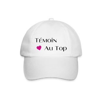 Témoin au top - Casquette classique - blanc/blanc - Devant