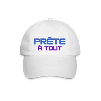 T-Shirt Femme PRÊTE À TOUT - Casquette classique - blanc/blanc - Devant