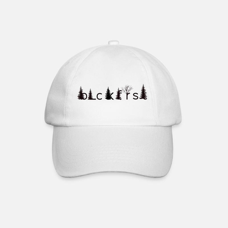blckfrst black - Baseballkappe - Weiß/Weiß