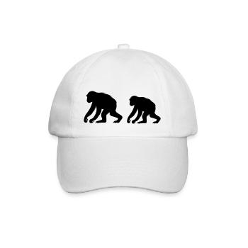 monkeys - Baseball Cap - white/white - Front