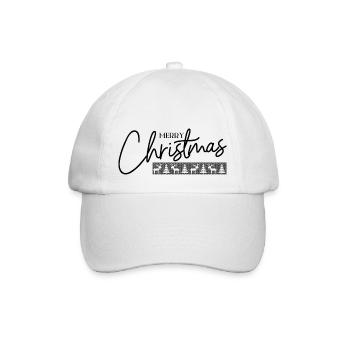 Merry Christmas - Casquette classique - blanc/blanc - Devant