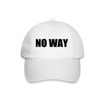 No way - Baseball Cap - white/white - Front