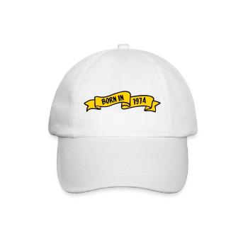 1974 - Baseballkappe - Weiß/Weiß - Vorne