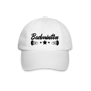 badminton - Casquette classique - blanc/blanc - Devant