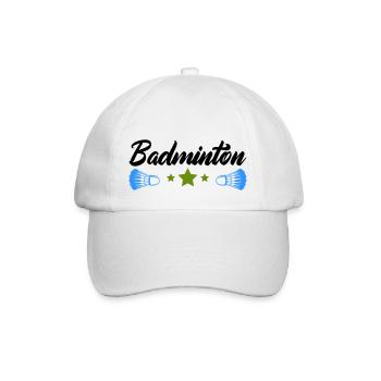 badminton - Casquette classique - blanc/blanc - Devant