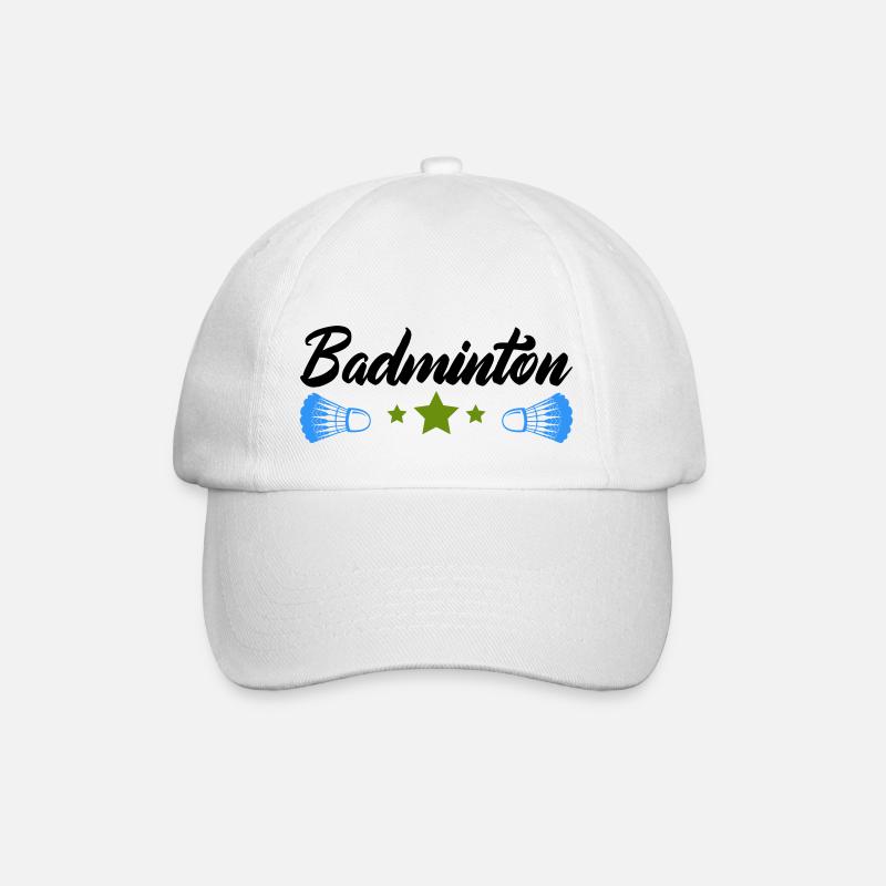 badminton - Baseballkappe - Weiß/Weiß