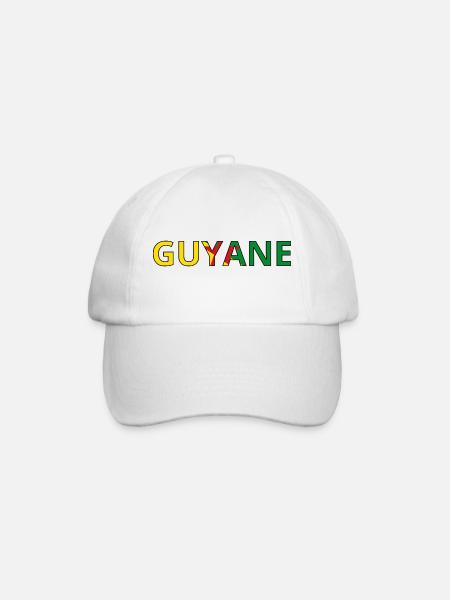 Drapeau Guyane - Casquette classique - blanc/blanc