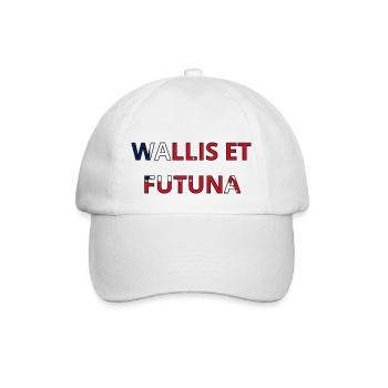 Drapeau Wallis et Futuna - Casquette classique - blanc/blanc - Devant