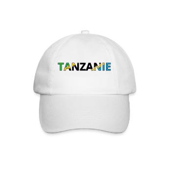 Flag of Tanzania - Baseball Cap - white/white - Front