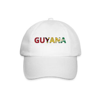 Flag of Guyana - Baseball Cap - white/white - Front