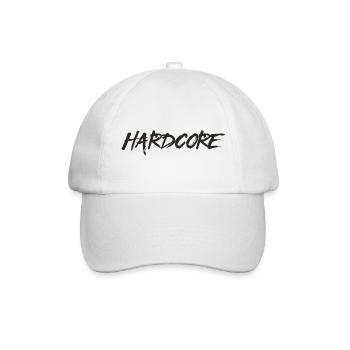 Hardcore, Black Version-One - Baseballkappe - Weiß/Weiß - Vorne
