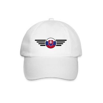 Slovakia Style Design T-Shirt - Baseball Cap - white/white - Front
