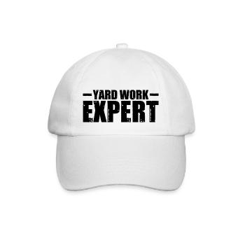 Yard Work Expert 24 - Baseball Cap - white/white - Front