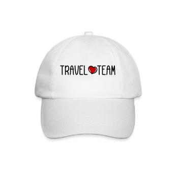 Équipe de voyage - Casquette classique - blanc/blanc - Devant