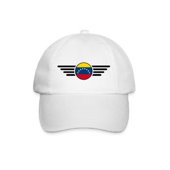 Venezuela Style Design T-Shirt - Casquette classique - blanc/blanc - Devant